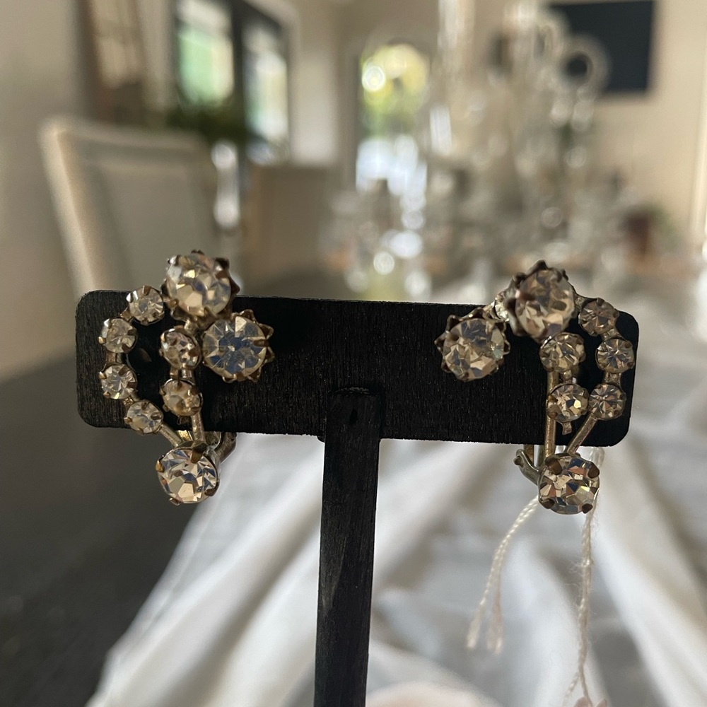 Vintage AUSTRIAN CRYSTAL EARRINGS